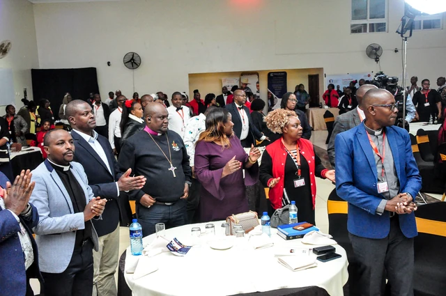 Guests gathered at a Foundation community event